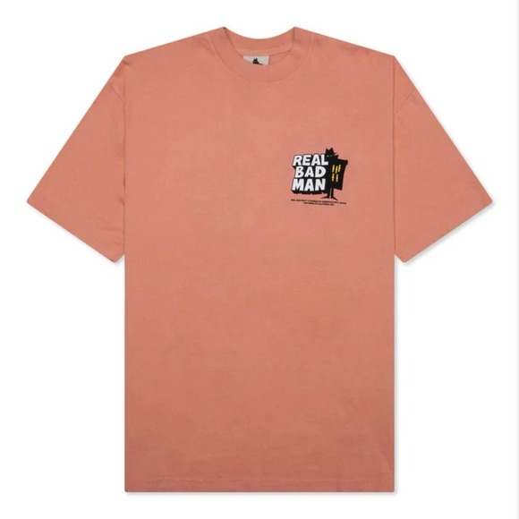 NWT Real Bad Man RBM Classic S/S Tee – Coral – Small - Picture 1 of 6